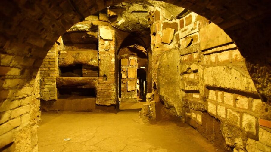 Rome: Appian Way Golf Cart Tour with Roman Catacombs Entry - The Baths of Caracalla and the scale of Roman leisure