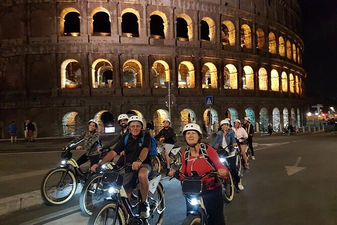 Rome by Night E-Bike Tour with Pizza Option - Key points to know before you pedal off