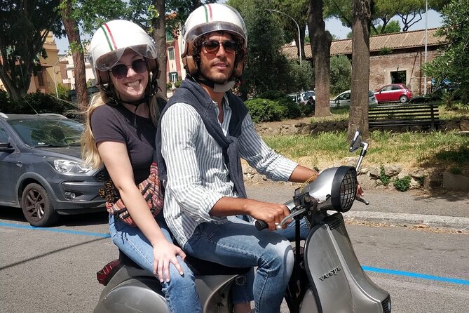 Rome by Vespa: Classic Rome Tour with Pick up - Baths of Caracalla and the Appian Way
