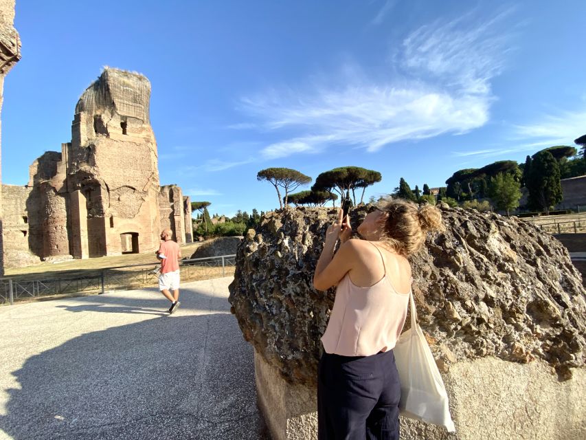Rome: Caracalla Baths & Circus Maximus — Private or Shared - Timing, meeting point, and walking comfort