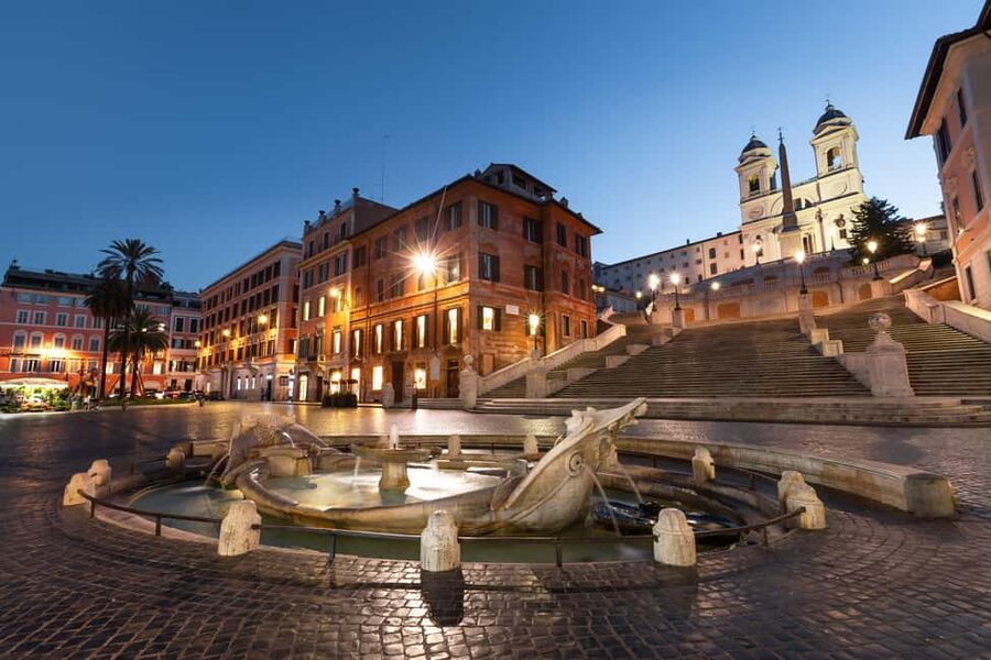 Rome: City Golf Cart at Night Tour - Piazza di Spagna and the Trevi Fountain