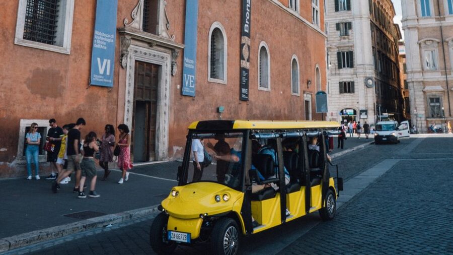 Rome: City Highlights Golf Cart Tour with Local Guide - Piazza Navona and the end of the ride