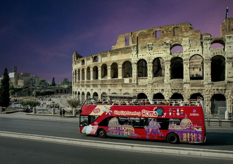 Rome: City Highlights Open-Top Bus Night Tour - Key points before you book