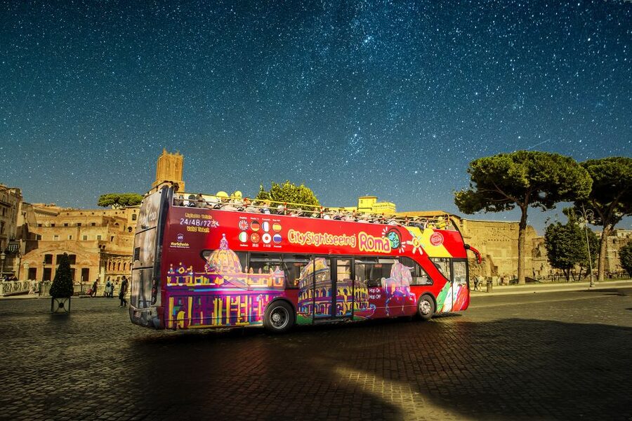 Rome: City Highlights Open-Top Bus Night Tour - Timing, queues, and small practical details