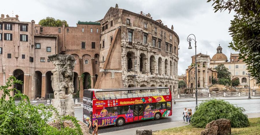 Rome: City Sightseeing Hop-on Hop-off Bus with Audioguide - The Colosseum and Circus Maximus