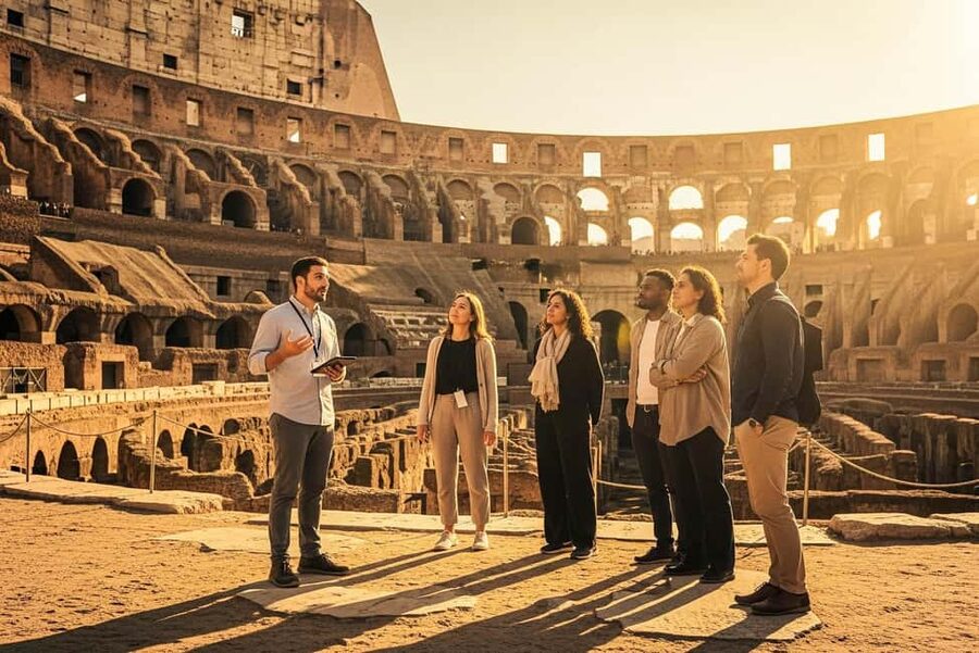 Rome: Colosseum Arena Twilight Tour & Imperial Forum Visit - What the $78.17 price really covers