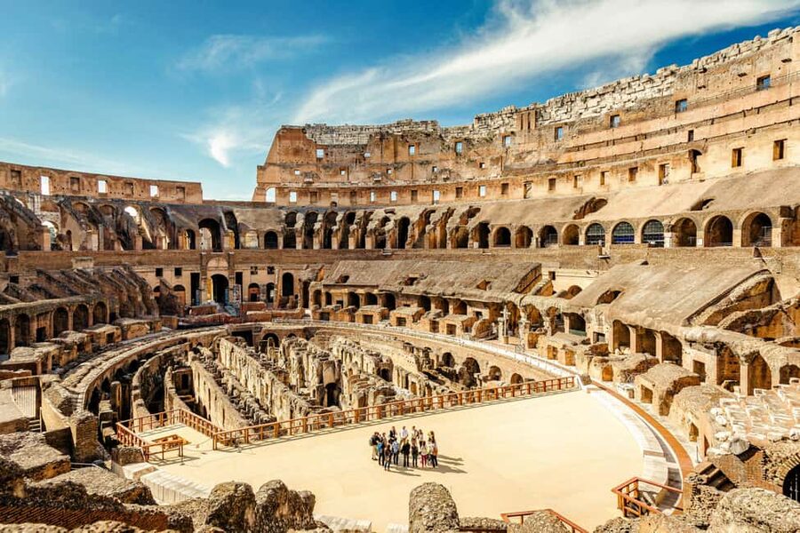 Rome: Colosseum Entry, Palatine Hill, Forum, with Audioguide - Entering the Colosseum on a timed slot