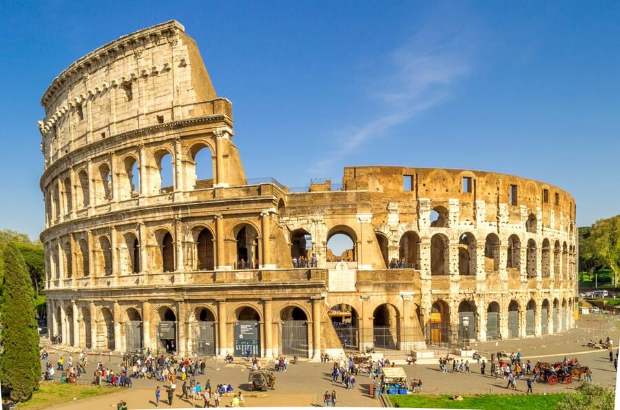 Rome: Colosseum Experience with Audio Guide and Arena Option - Finding Crown Tours above the Colosseo Metro Station