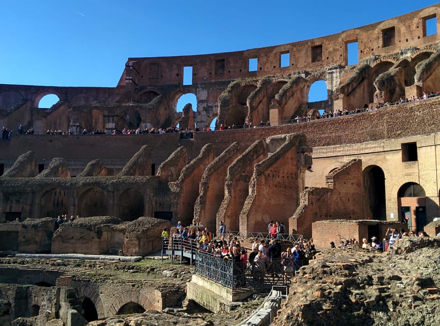 Rome: Colosseum Experience with Audio Guide and Arena Option - How much time to allow inside the Colosseum