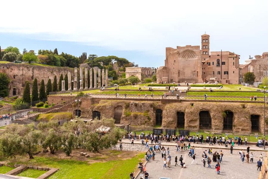 Rome: Colosseum, Forum, and Palatine Tour - Entering the Colosseum for 105 minutes