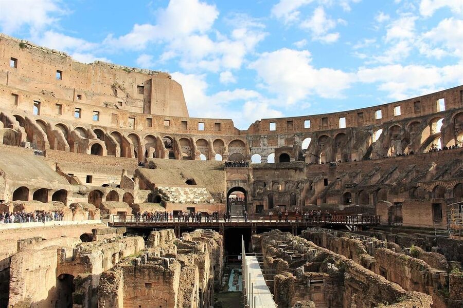 Rome: Colosseum, Forum, & Palatine Hill with Audio Guide - Inside the Colosseum with an audio guide