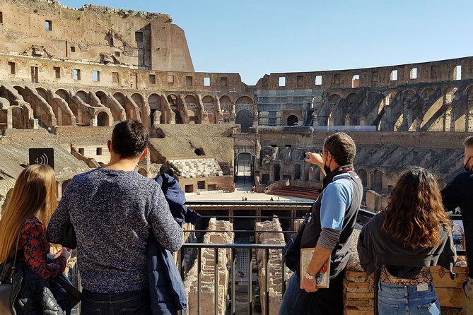 Rome: Colosseum, Palatine Hill and Roman Forum Guided Tour - Inside the amphitheater and first-floor visit