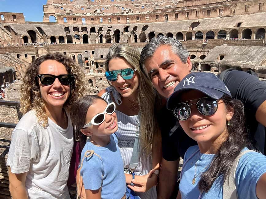 Rome: Colosseum, Roman Forum & Palatine Guided Tour - Entering the Colosseum after the Forum