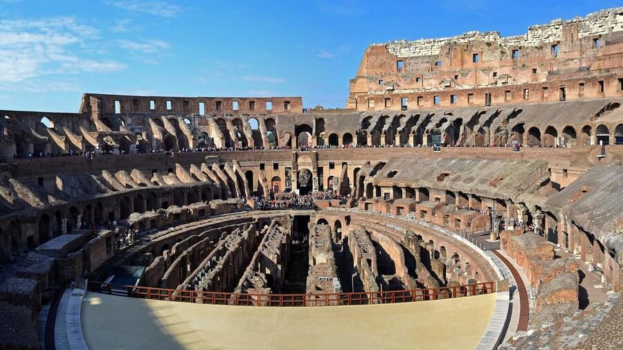Rome: Colosseum with Access to Arena Floor and Ancient Rome - The Colosseum’s first level and seating system