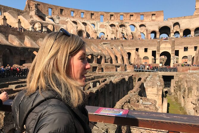 Rome: Colosseum with Arena, Roman Forum and Palatine Guided Tour - Timing, meeting point, and entry rules