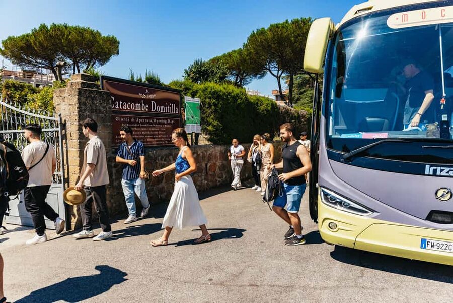 Rome: Crypts and Catacombs Underground Tour with Transfers - San Martino ai Monti and Rome built in layers