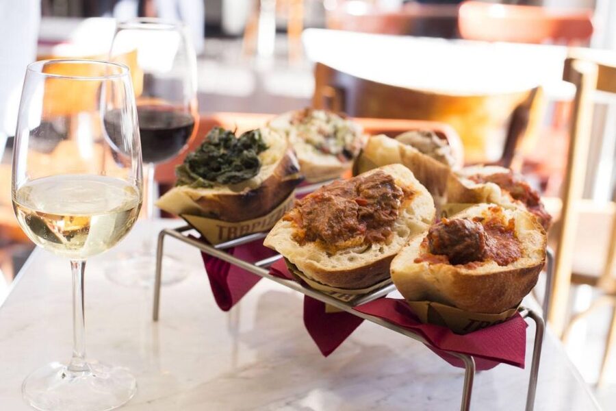 Rome: Food Tour with Unlimited Food and Barolo Wine - Stop one: cheese, salumi, truffles, and Prosecco