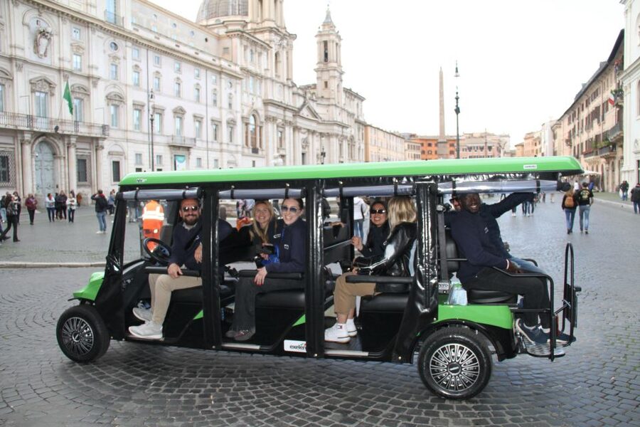 Rome: Golf Cart Tour with Artisanal Gelato Tasting - Key points to know before you go