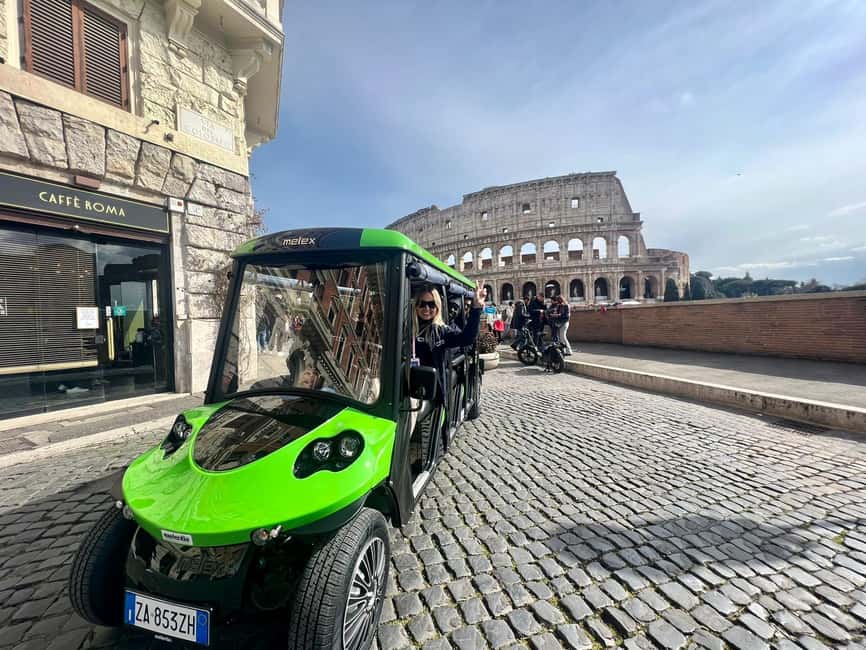 Rome: Golf Cart Tour with Artisanal Gelato Tasting - Why a golf cart works so well in Rome