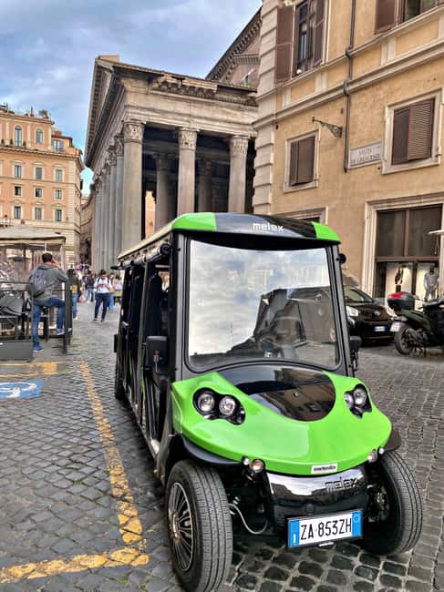 Rome: Golf Cart Tour with Artisanal Gelato Tasting - Piazza Navona brings the route to a lively finish