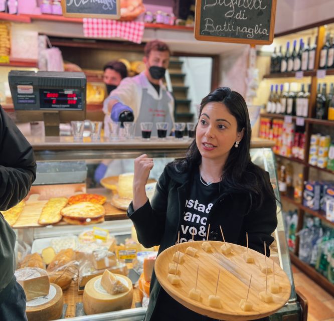 Rome: Guided Food Tour in Trastevere - La Norceria di Iacozzilli: cured meats and cheese