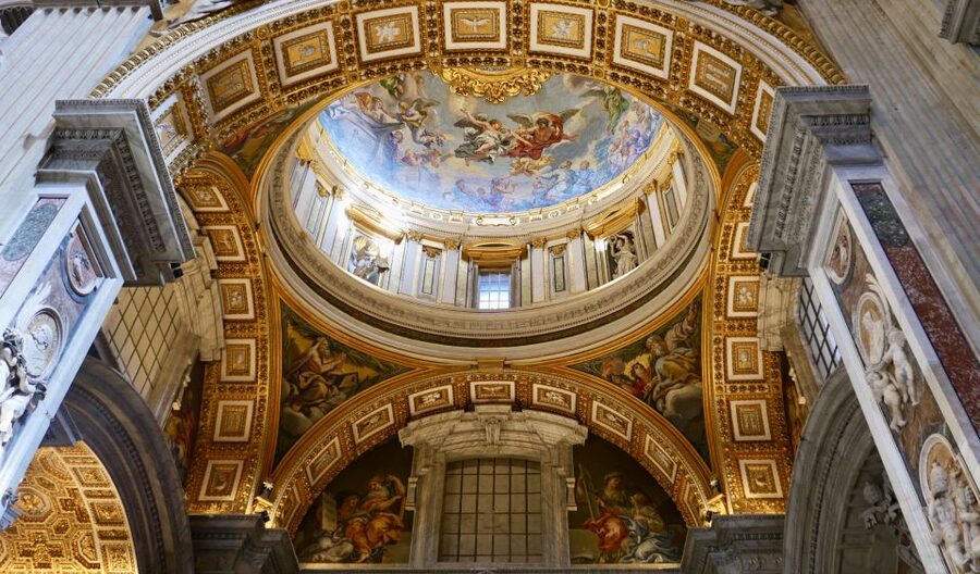 Rome: Guided Tour of St. Peter's Basilica with Dome Climb - Taking the elevator partway up the dome