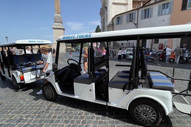 Rome Highlights City Tour by Golf Cart with Gelato - St. Peter’s Square and the Vatican view