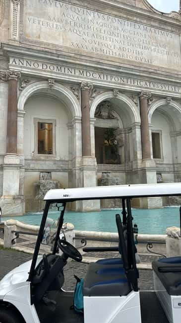 Rome: Highlights Golf Cart Tour with Pizza Snack & Gelato - Why a golf cart works well in Rome
