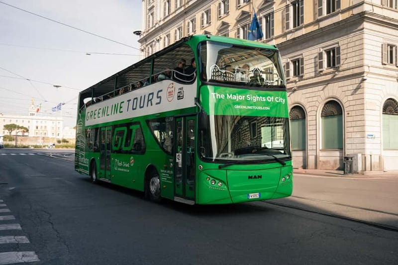 Rome:Hop-On Hop-Off Panoramic Open Bus Ticket 3 Circuits x 1 - Auditorium Parco della Musica and MAXXI