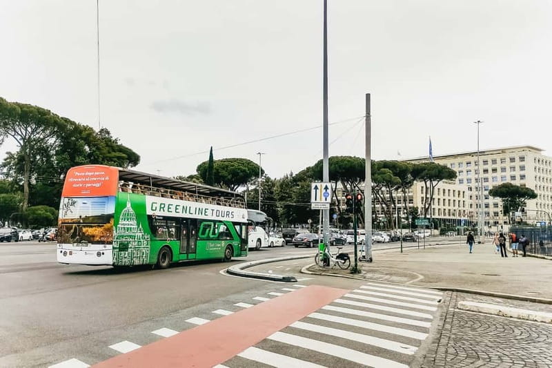 Rome:Hop-On Hop-Off Panoramic Open Bus Ticket 3 Circuits x 1 - Testaccio, Eataly, and the Orange Route