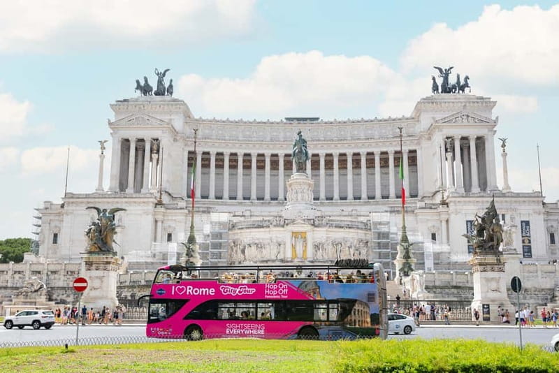Rome: Hop-on Hop-off Sightseeing Bus Tour with Audioguide - Why this bus tour works well in Rome