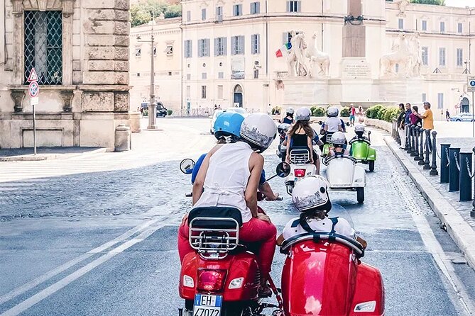 Rome Morning Vespa Sidecar Tour in Rome with Cappuccino - The Pantheon, Piazza Navona, and breakfast