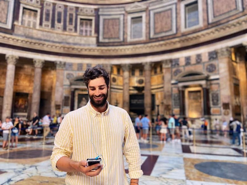 Rome: Pantheon Priority Entry Ticket & Audio Guide App - What the 35-minute audio guide covers
