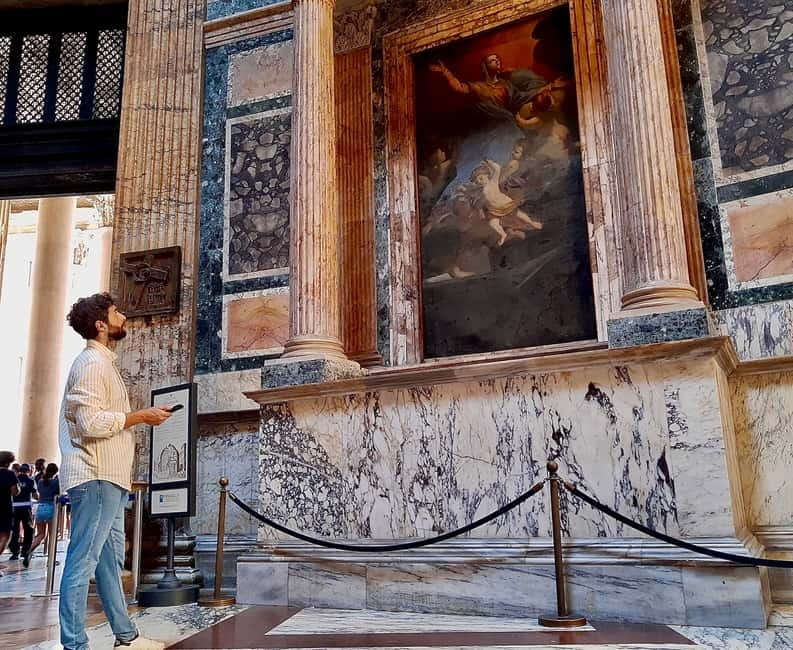 Rome: Pantheon Priority Entry Ticket & Audio Guide App - Arriving at Piazza della Rotonda