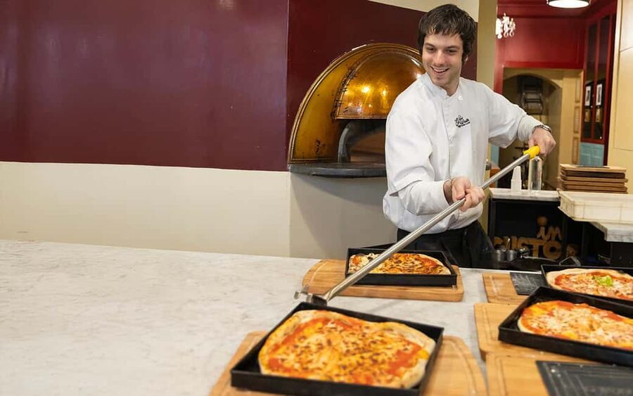 Rome: Pizza & Tiramisu Making Class with Wine & Limoncello - Kneading, Stretching, and Baking Your Pizza