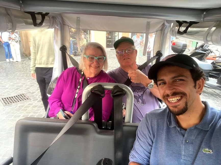 Rome: Private Golf Cart tour with a Local Guide - Why a golf cart makes sense in Rome