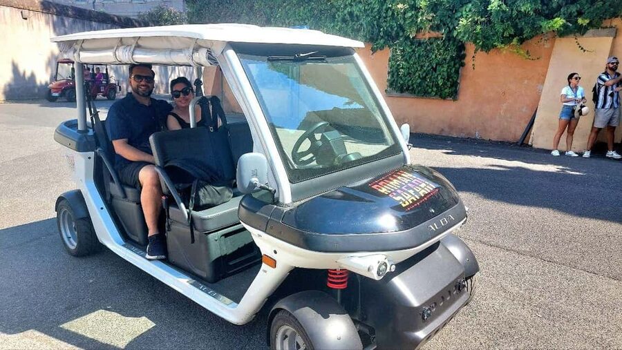Rome: Private Golf Cart tour with a Local Guide - The Orange Garden delivers the big city view