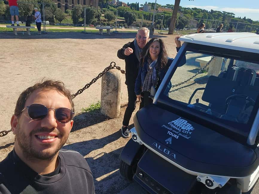 Rome: Private Golf Cart Tour with Artisanal Gelato - Five things to know before you book