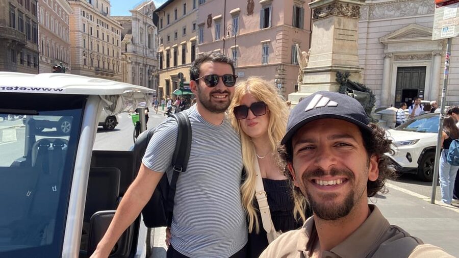 Rome: Private Golf Cart Tour with Artisanal Gelato - St. Peter’s Basilica and the view across the river