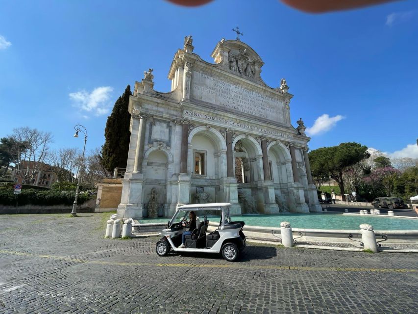 Rome: Private Golf Cart Tour with Artisanal Gelato Tasting - Circus Maximus and the Colosseum