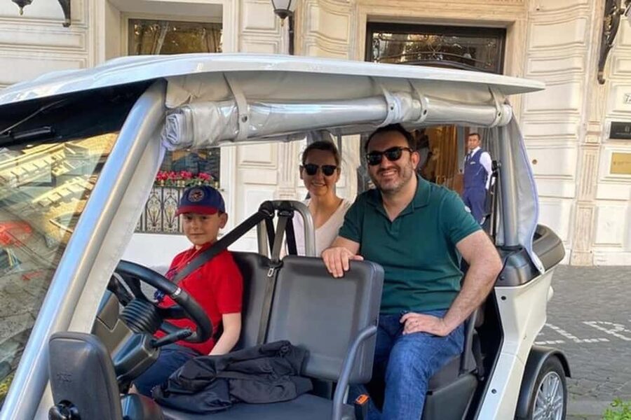 Rome: Private Golf Cart Tour with Artisanal Gelato Tasting - Aventine Hill, the Orange Garden, and the keyhole