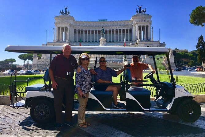 Rome: Private/Group 4 Hours Golf Cart SightseeingTour - Ancient Rome from the Forum to the Colosseum