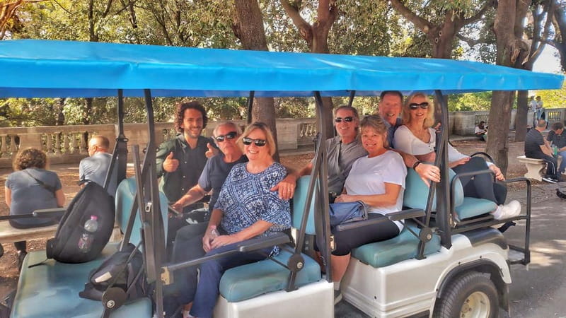 Rome: Private Guided Golf Cart Tour with Gelato or Wine - Colosseum and Roman Forum from the outside