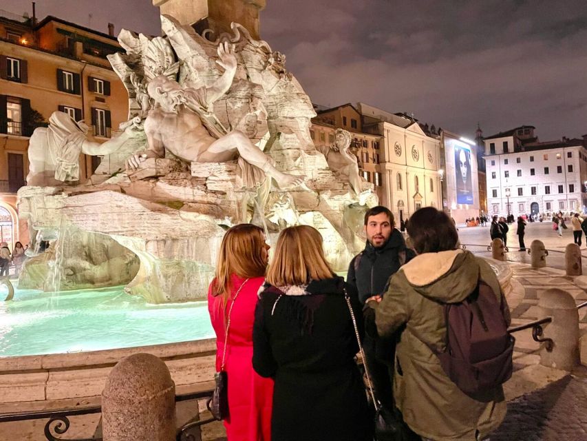 Rome: Spanish Steps, Trevi, Navona and Pantheon Sunset Tour - Trevi Fountain with time for photographs