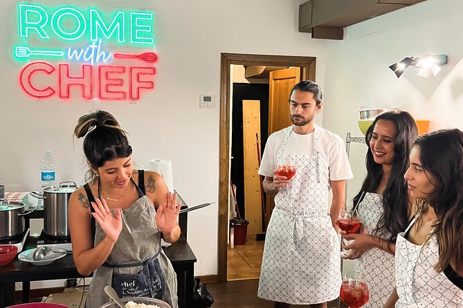 Rome Tipsy Cooking Class: Make Pasta and Mix 3 Spritz Cocktails - What the hosts add to the experience
