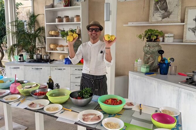 Seaview Cooking Class & Taormina local flavors with Chef Mimmo - From Taormina to a restaurant beside the Bay of Naxos