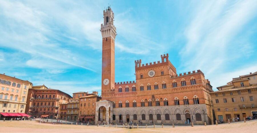 Siena: Palazzo Pubblico Entry Ticket - The Loggia dei Nove and the view beyond the palace