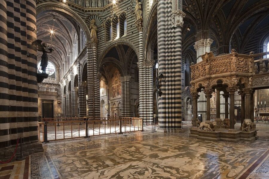 Siena: Siena Cathedral and Piccolomini Library Entry Ticket - Inside the Duomo, look down before you look up