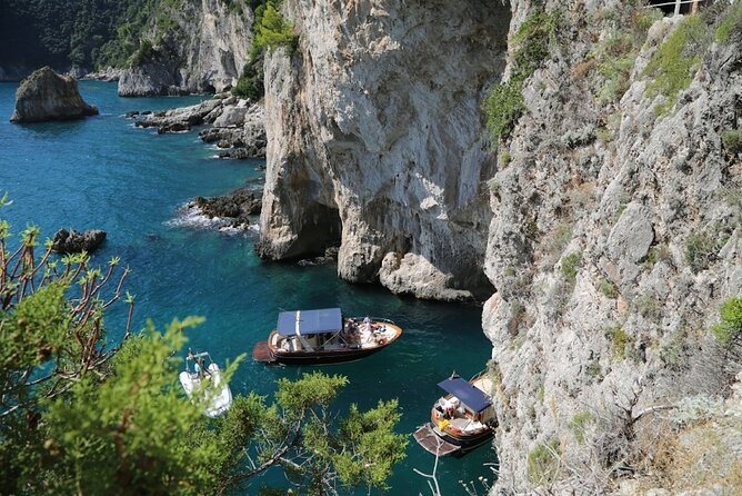 Small Group Boat Tour Capri & Blue Grotto with Swimming Stops - Capri’s White, Green, and other grottoes