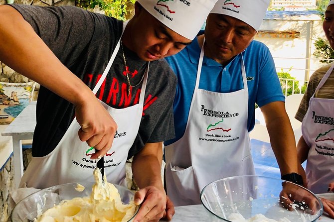 Sorrento: Cook Like a Local with a Stunning Sea View - Three Campanian Dishes on the Worktable